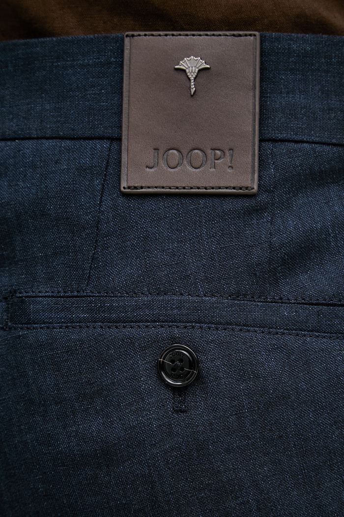 Joop! панталон чино мъжки от лен тъмносин 30102982