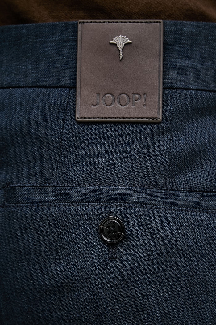 Joop! панталон чино мъжки от лен тъмносин 30102982