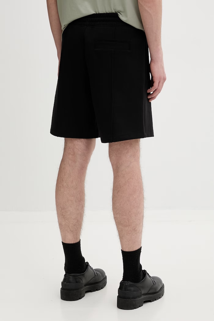 Îmbrăcăminte HUGO pantaloni scurți de trening pentru bărbați, din bumbac Dimacshort 50562844 negru