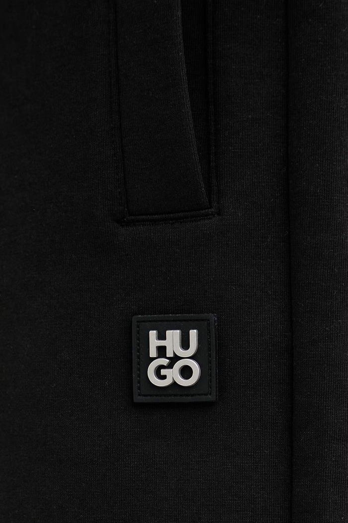 HUGO pantaloni scurți de trening pentru bărbați, din bumbac Dimacshort negru 50562844