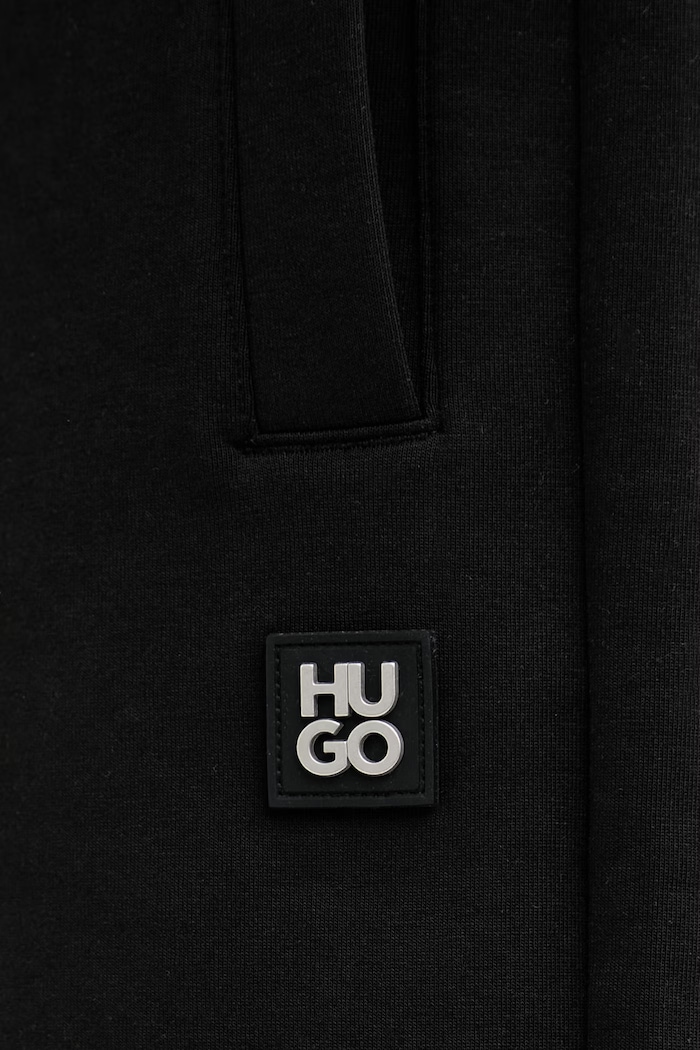 HUGO pantaloni scurți de trening pentru bărbați, din bumbac Dimacshort negru 50562844