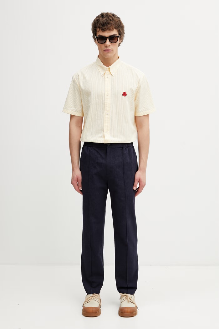 A.P.C. Joaquin kalhoty bavlněné pánské COGXU.H08454 námořnická modř
