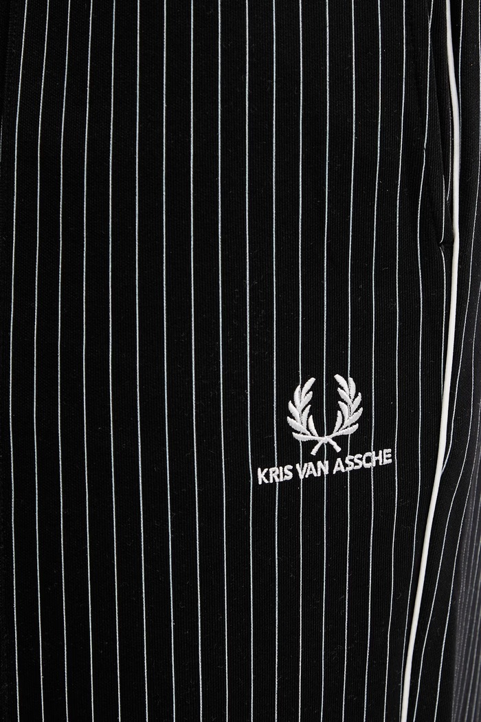 Spodnie męskie x Kris Van Assche Fred Perry ST2101 czarny