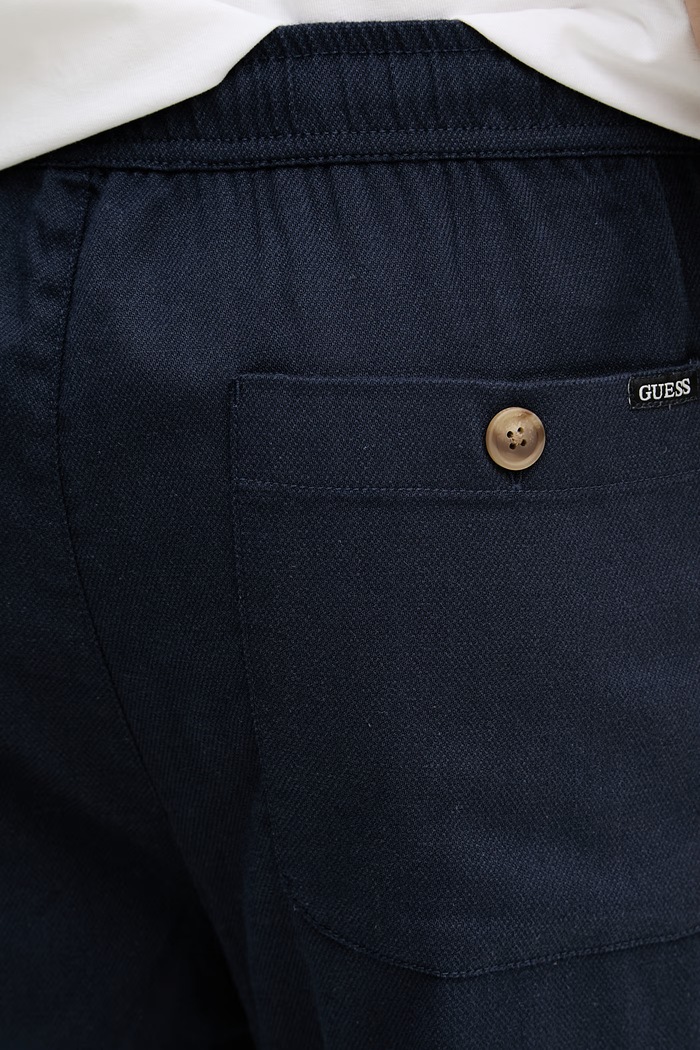 Guess pantaloni chinos pentru bărbați PAOLO bleumarin M6GB15.W2024