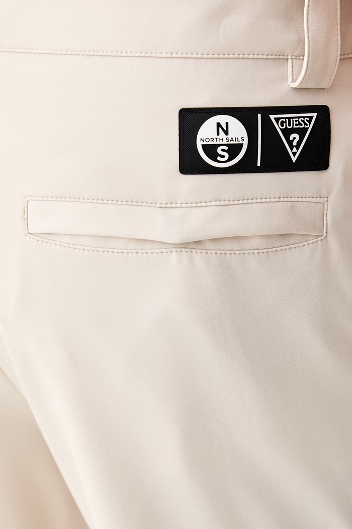 Guess nohavice cargo pánske x North Sails béžová M6GB22.W2168