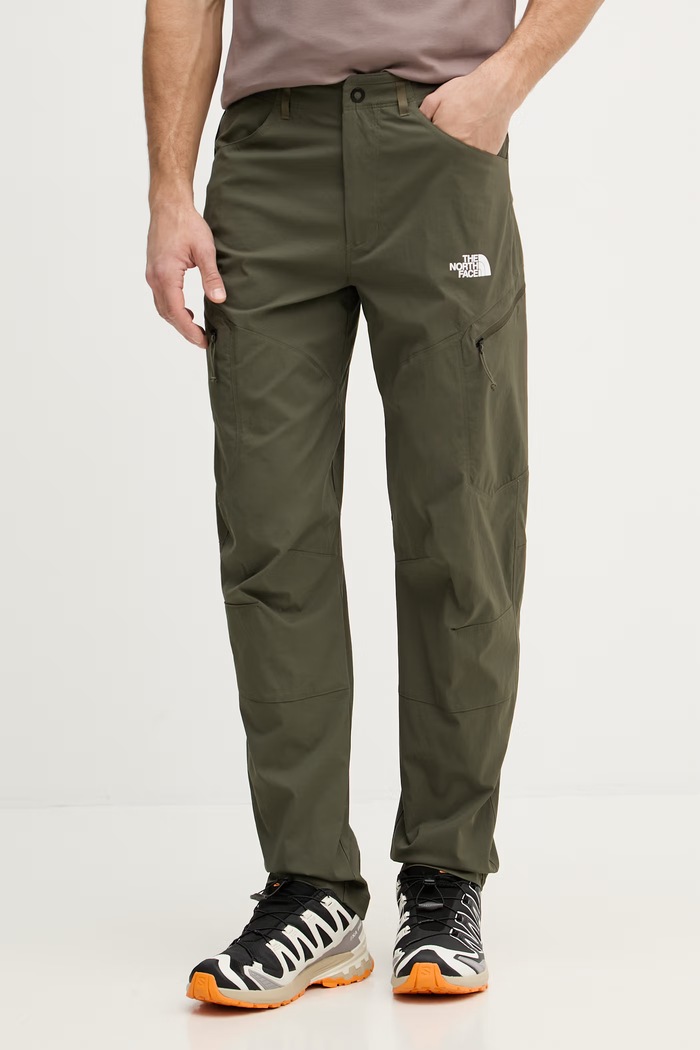 The North Face trekingové nohavice pánske Exploration zelená NF0A8EC421L1