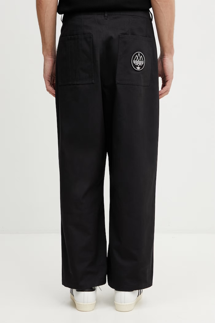 Îmbrăcăminte adidas Originals x SPZL pantaloni din bumbac pentru bărbați KR4616 negru