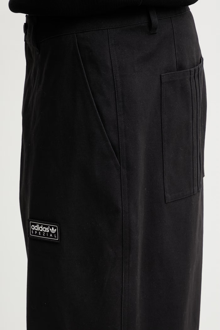 adidas Originals x SPZL pantaloni din bumbac pentru bărbați negru KR4616