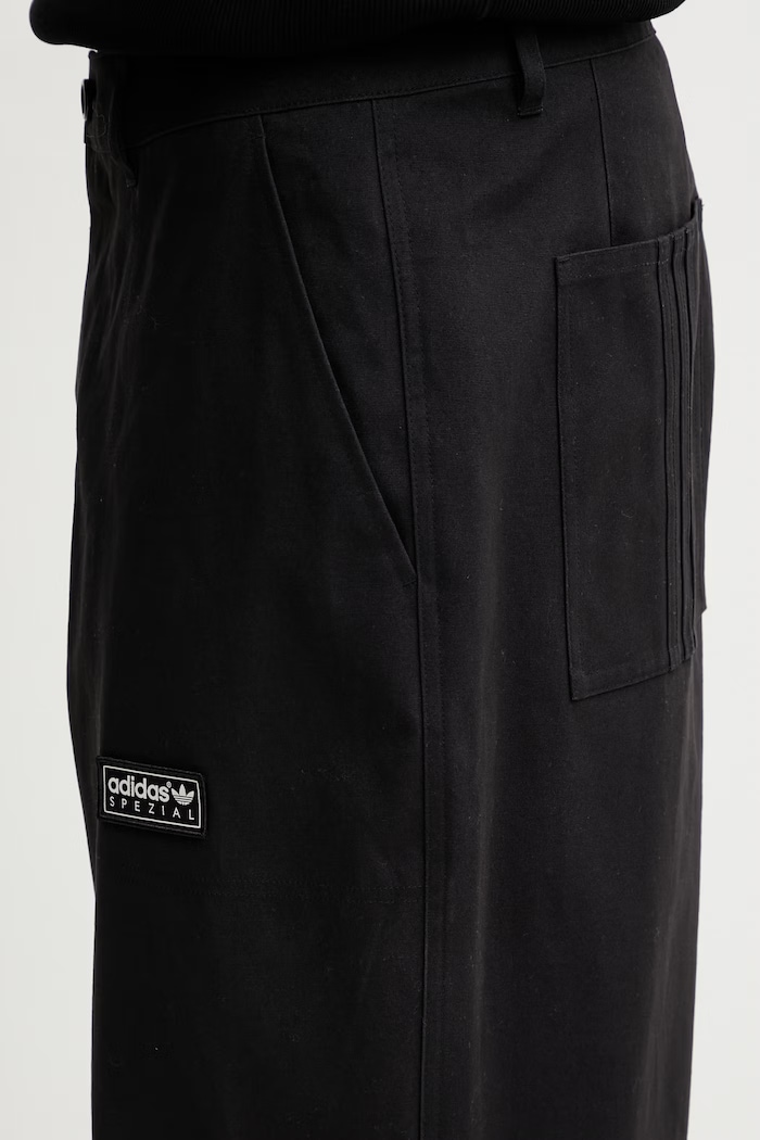 adidas Originals x SPZL pantaloni din bumbac pentru bărbați negru KR4616
