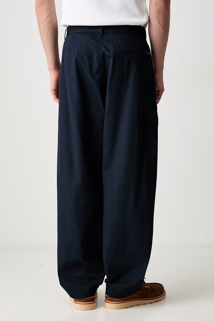 Abbigliamento Barbour MTR0796NY91 pantaloni in cotone da uomo MTR0796NY91 blu navy