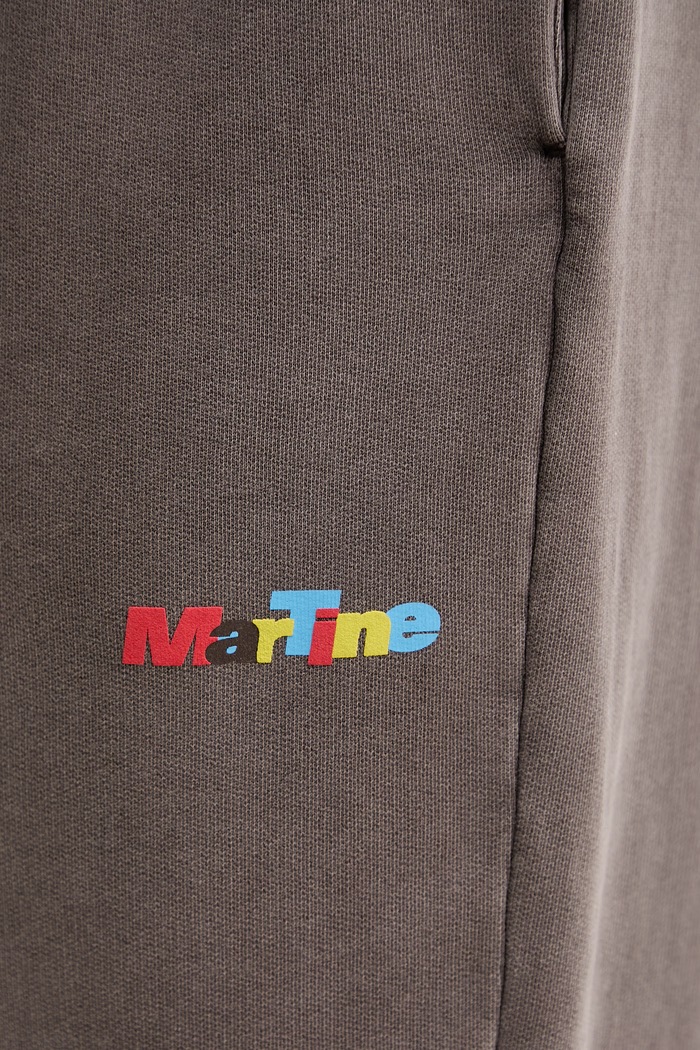 Martine Rose παντελόνι επίσημο βαμβακερό ανδρικό καφέ 687JS02700