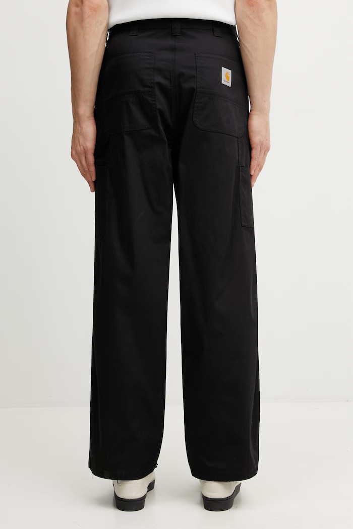 Ρούχα Carhartt WIP Postal Single Knee Pant παντελόνι ανδρικό I036139.89XX μαύρο