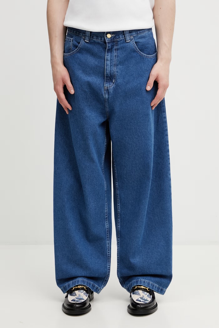 Carhartt WIP Brandon Pant джинси relaxed fit чоловічі блакитний I036544.106