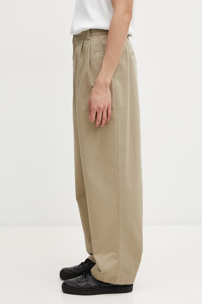 Carhartt WIP Marv Pant hlače od pamuka za muškarce I033129.3IR06 bež SS26