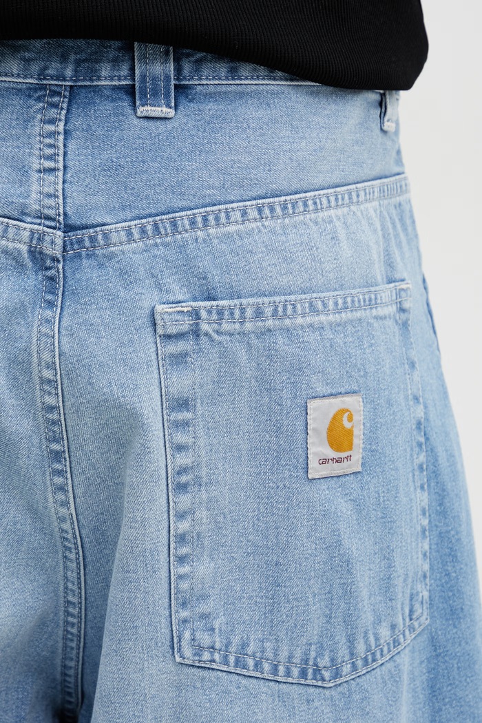 Carhartt WIP Brandon Pant Men's relaxed fit jeans blue I036544.01ZO