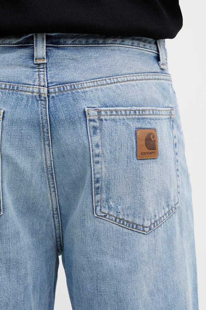 Carhartt WIP Aaron Pant rifle regular pánske modrá I036728.01UR