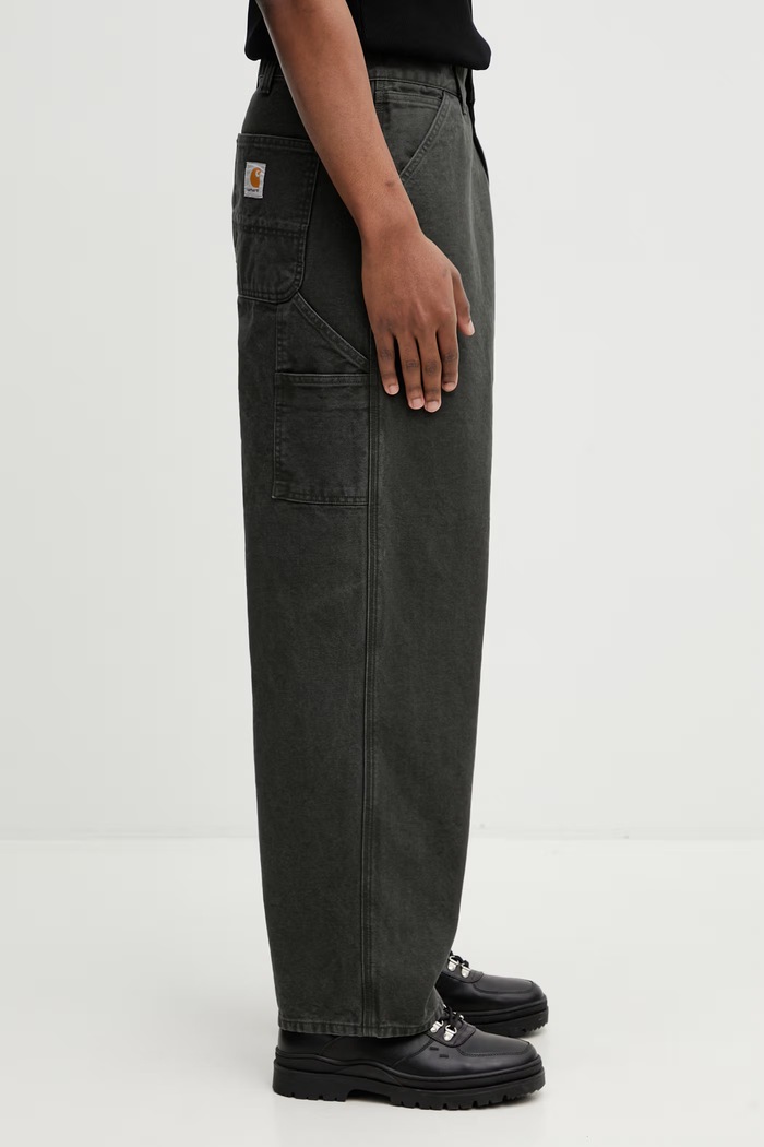 Carhartt WIP OG Single Knee Pant hlače od pamuka za muškarce zelena I035637.3IQ06