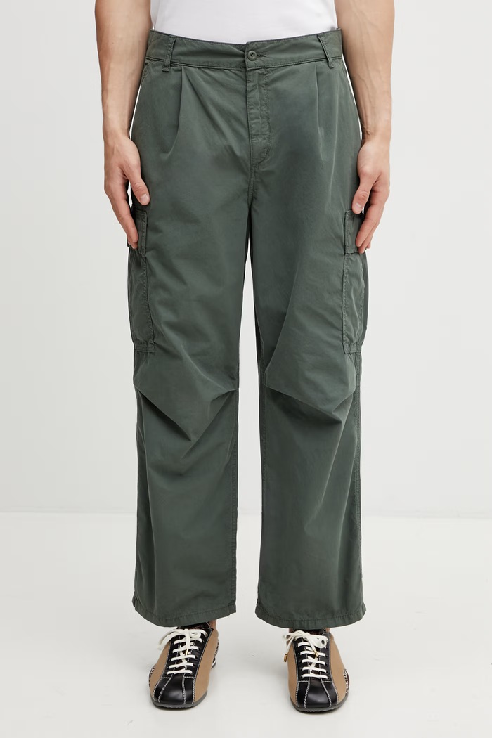 Carhartt WIP Cole Cargo Pant spodnie cargo bawełniane męskie zielony I035565.2ZXGD