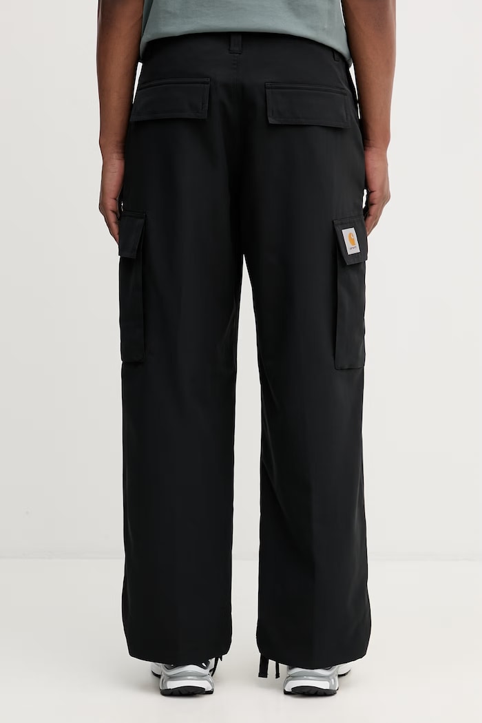 Ρούχα Carhartt WIP Kade Cargo Pant παντελόνι ανδρικό I036137.89XX μαύρο