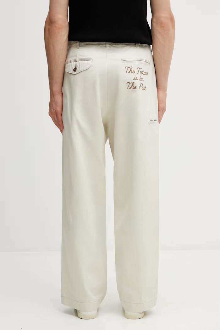 Одяг Human Made MENS WOVEN PANTS штани бавовняні чоловічі HM31PT017 бежевий