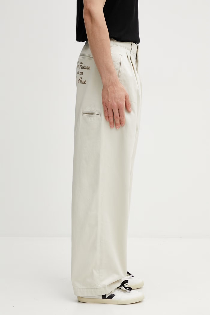 Human Made MENS WOVEN PANTS штани бавовняні чоловічі бежевий HM31PT017