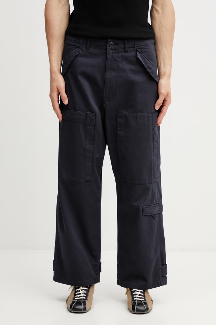 Human Made MENS WOVEN PANTS штани чоловічі бавовняні темно-синій HM31PT014