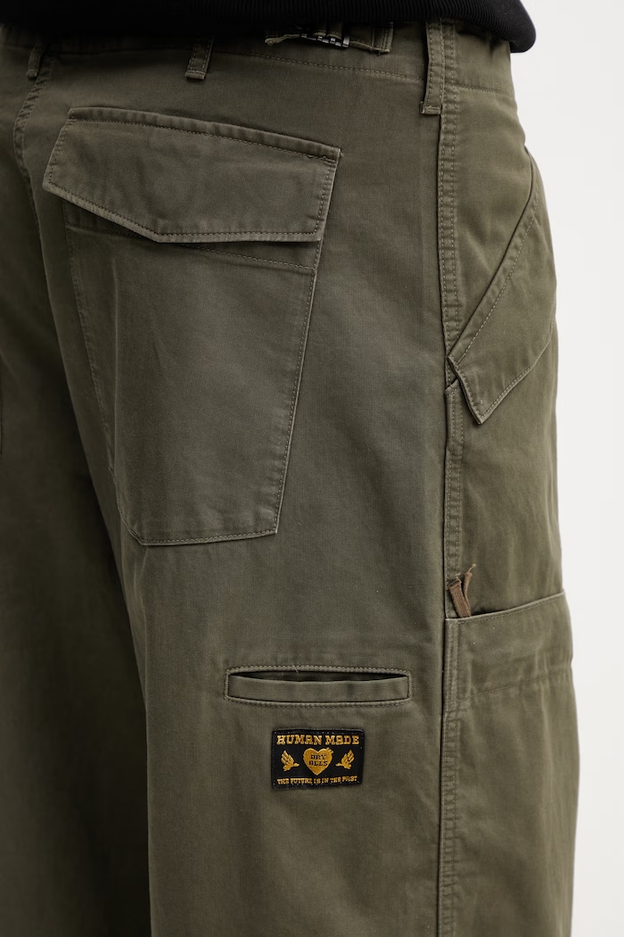 Human Made MENS WOVEN PANTS штани бавовняні чоловічі HM31PT014 зелений