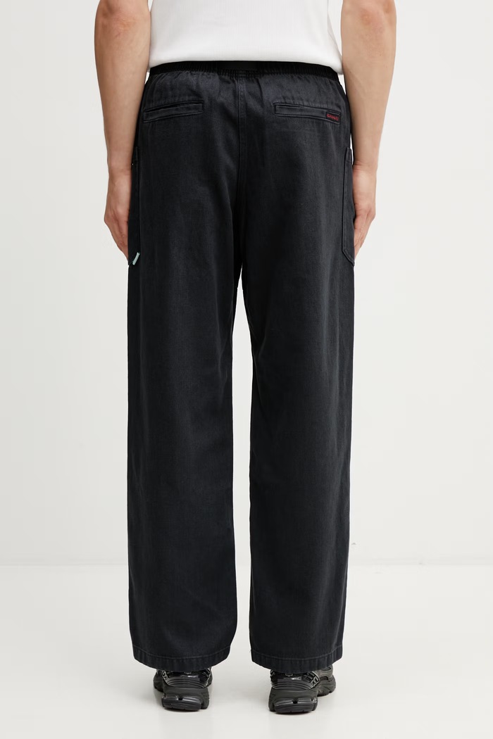 Одяг Gramicci HEMP RELAXED PANT штани boyfriend з бавовною чоловічі G6SM.P005. чорний