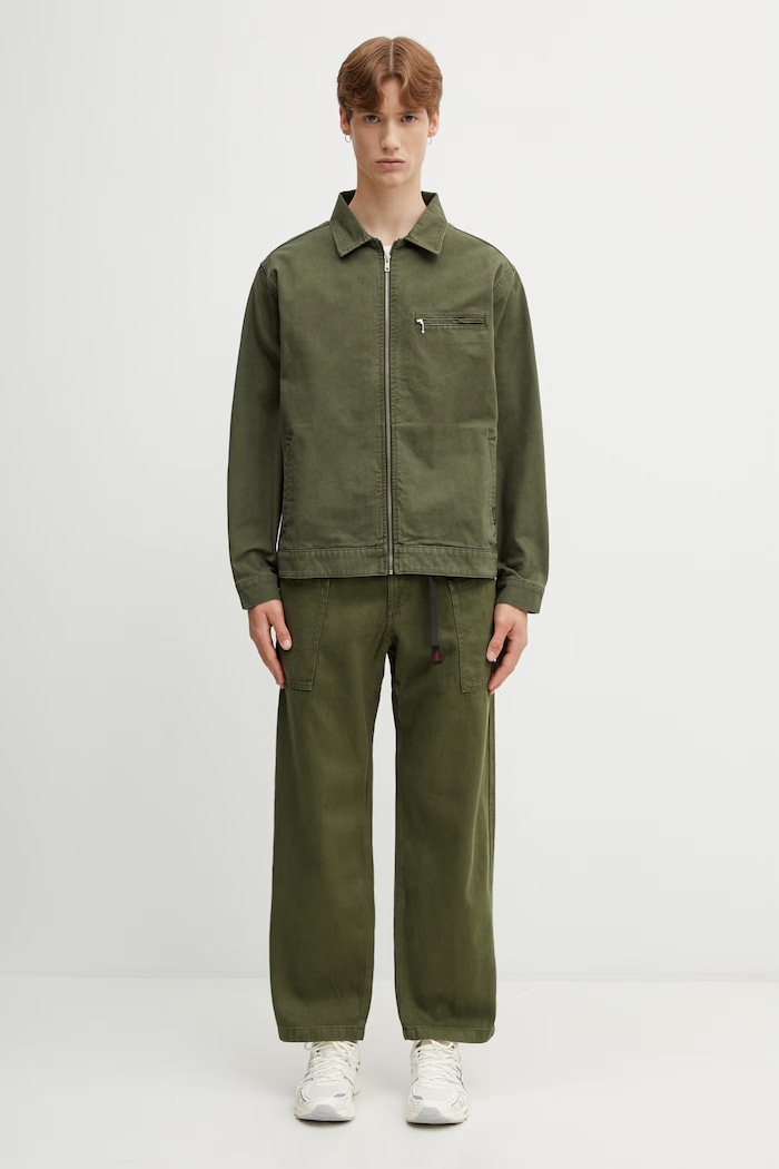 Gramicci TAOS CANVAS JACKET geacă de tranziție pentru bărbați de bumbac G6SM.J009.