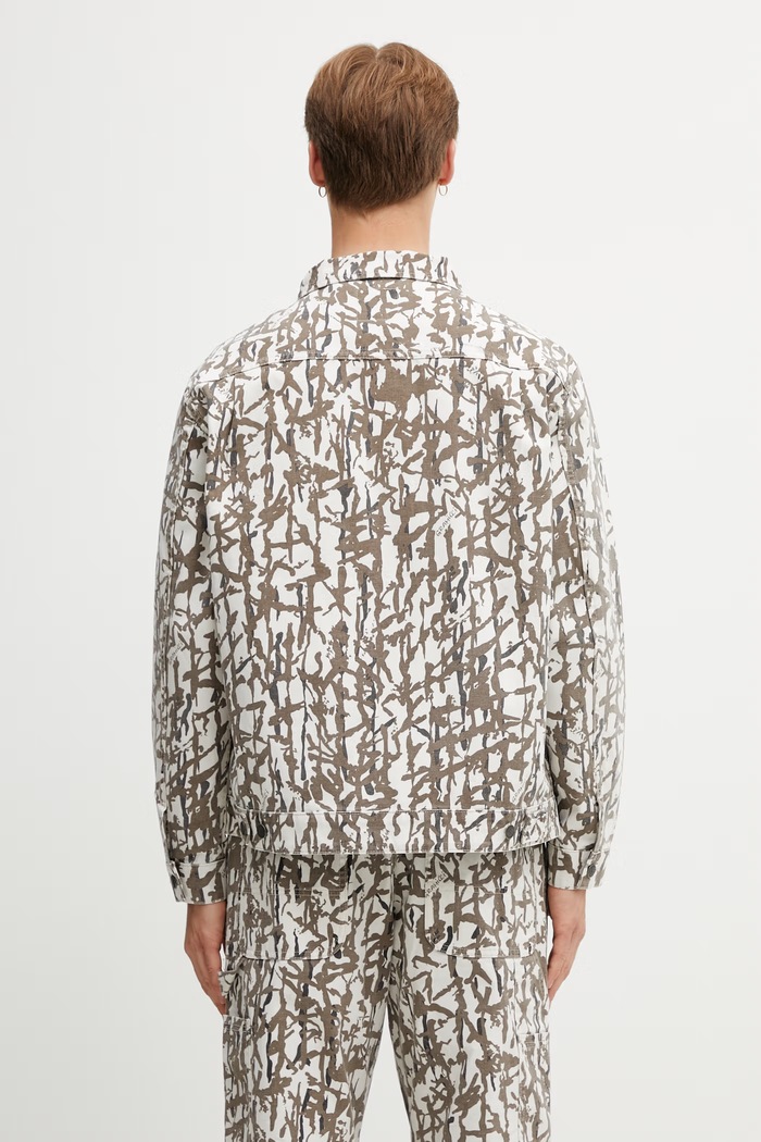 Îmbrăcăminte Gramicci TAOS CANVAS JACKET geacă de tranziție din bumbac pentru bărbați G6SM.J009. maro