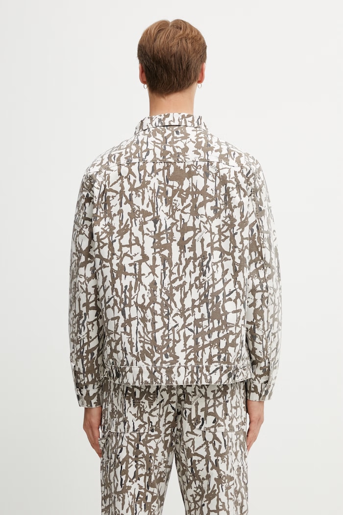 Îmbrăcăminte Gramicci TAOS CANVAS JACKET geacă de tranziție din bumbac pentru bărbați G6SM.J009. maro