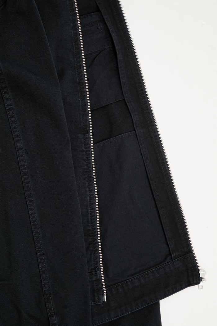 Gramicci TAOS CANVAS JACKET geacă de tranziție din bumbac pentru bărbați G6SM.J009. negru