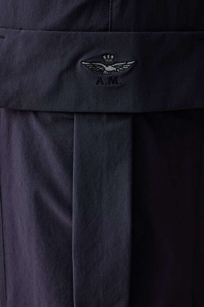 Spodnie cargo męskie Aeronautica Militare PA1709UCT04291 granatowy