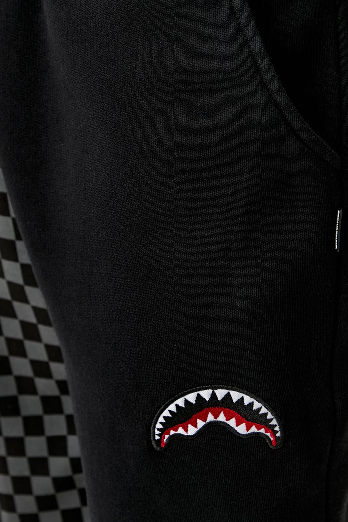 Sprayground spodnie dresowe męskie bawełniane czarny SP405