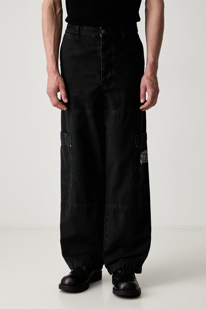 Off-White Vintage Cot cargo trousers cotton Men's black 44XCF04ES26F001001