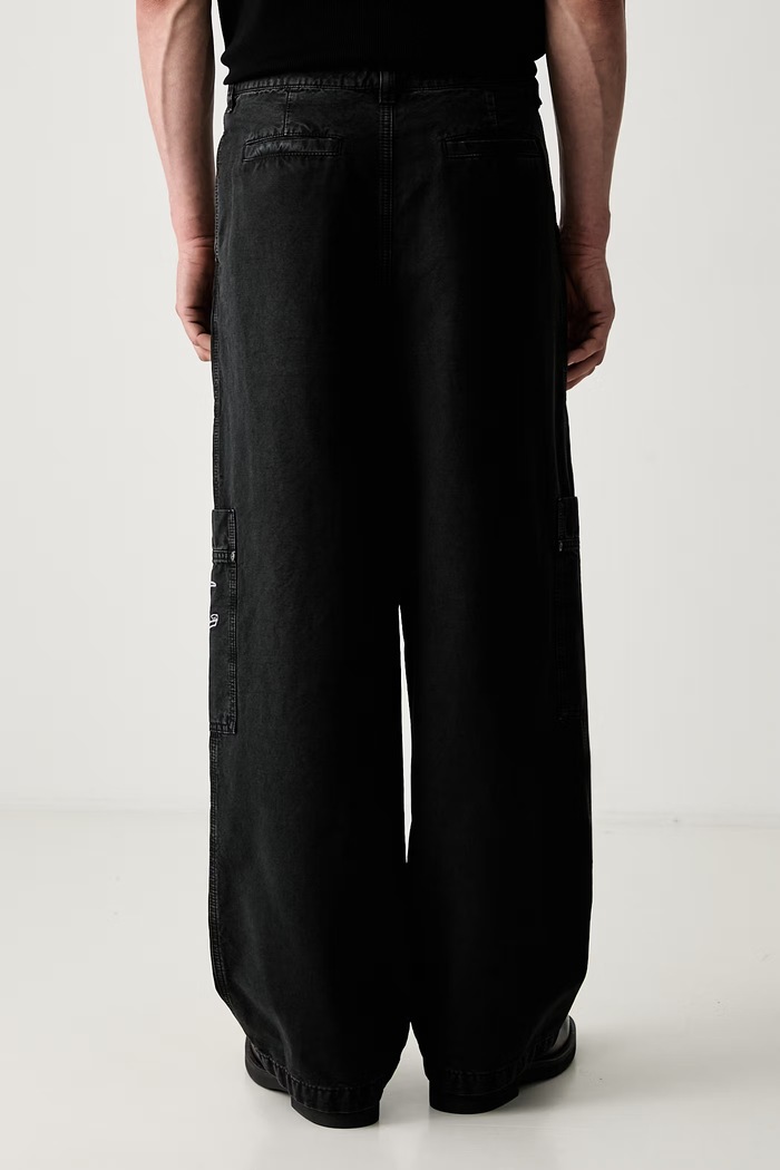 Clothing Off-White Vintage Cot cargo trousers cotton Men's 44XCF04ES26F001001 black