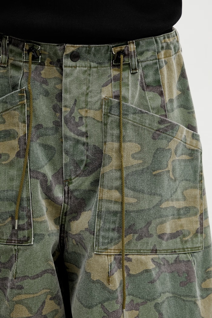 Needles jeansy relaxed fit męskie zielony SX144