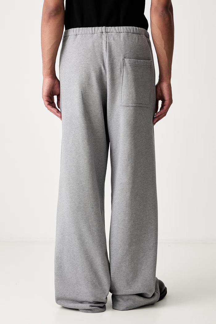 Odzież MM6 Maison Margiela spodnie dresowe bawełniane męskie SH2KA0068.S25337 szary