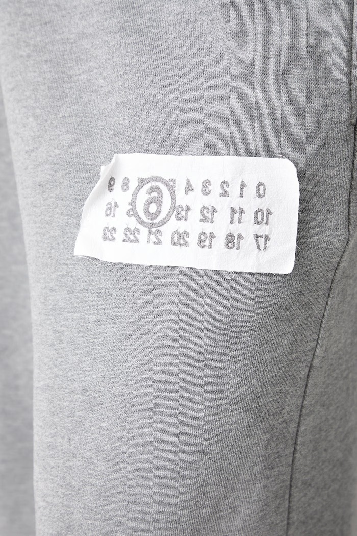 MM6 Maison Margiela spodnie dresowe bawełniane męskie SH2KA0068.S25337 szary