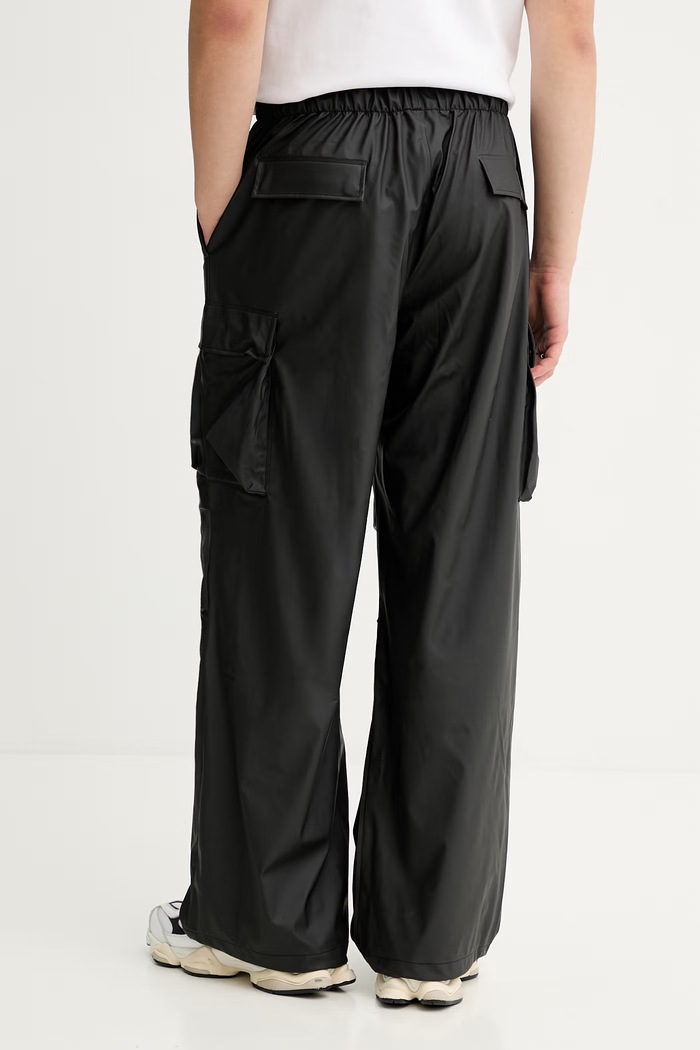 Rains spodnie dresowe 18310 Pocket Rain Pants Wide W3 18310.01 czarny