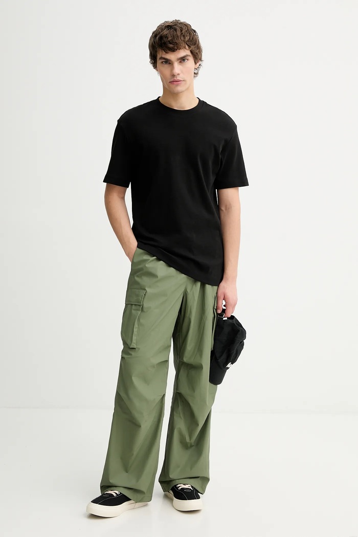 Παντελόνι φόρμας Rains 18310 Pocket Rain Pants Wide W3 18310.145 πράσινο SS26