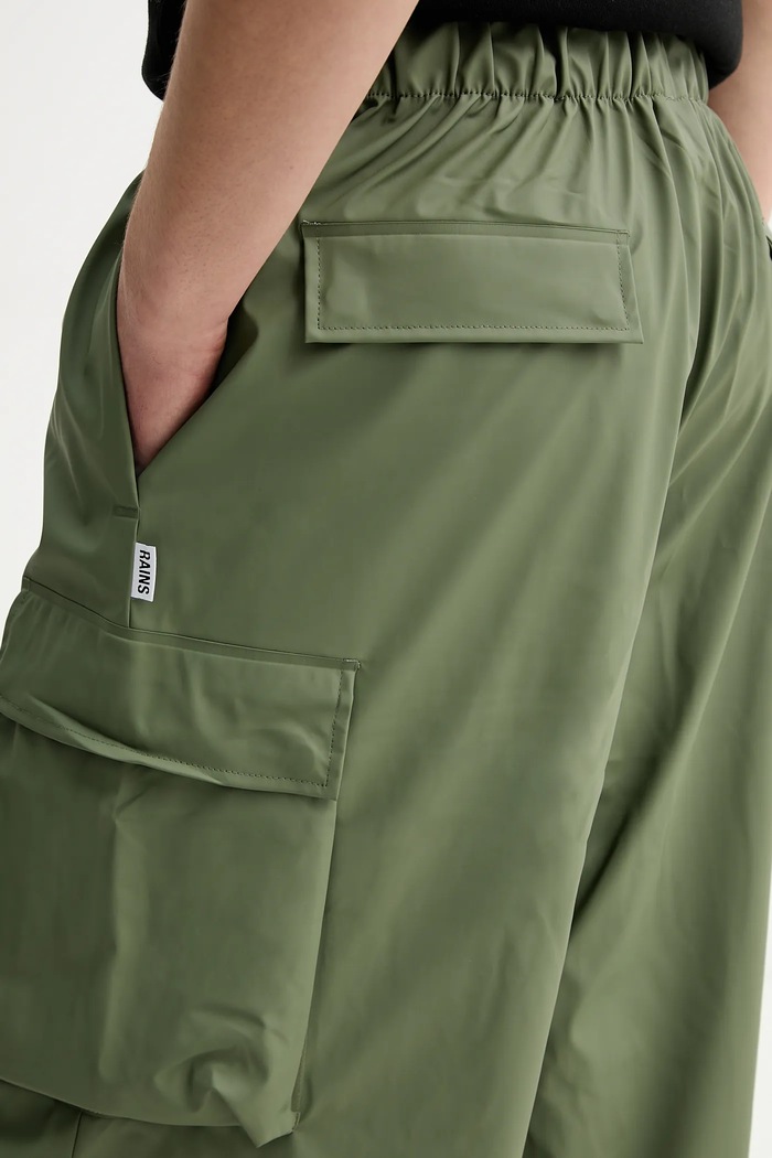 Παντελόνι φόρμας Rains 18310 Pocket Rain Pants Wide W3 πράσινο 18310.145