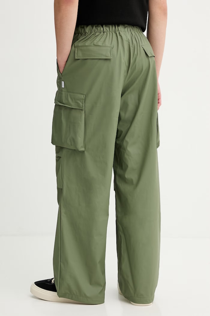 Tepláky Rains 18310 Pocket Rain Pants Wide W3 18310.145 zelená