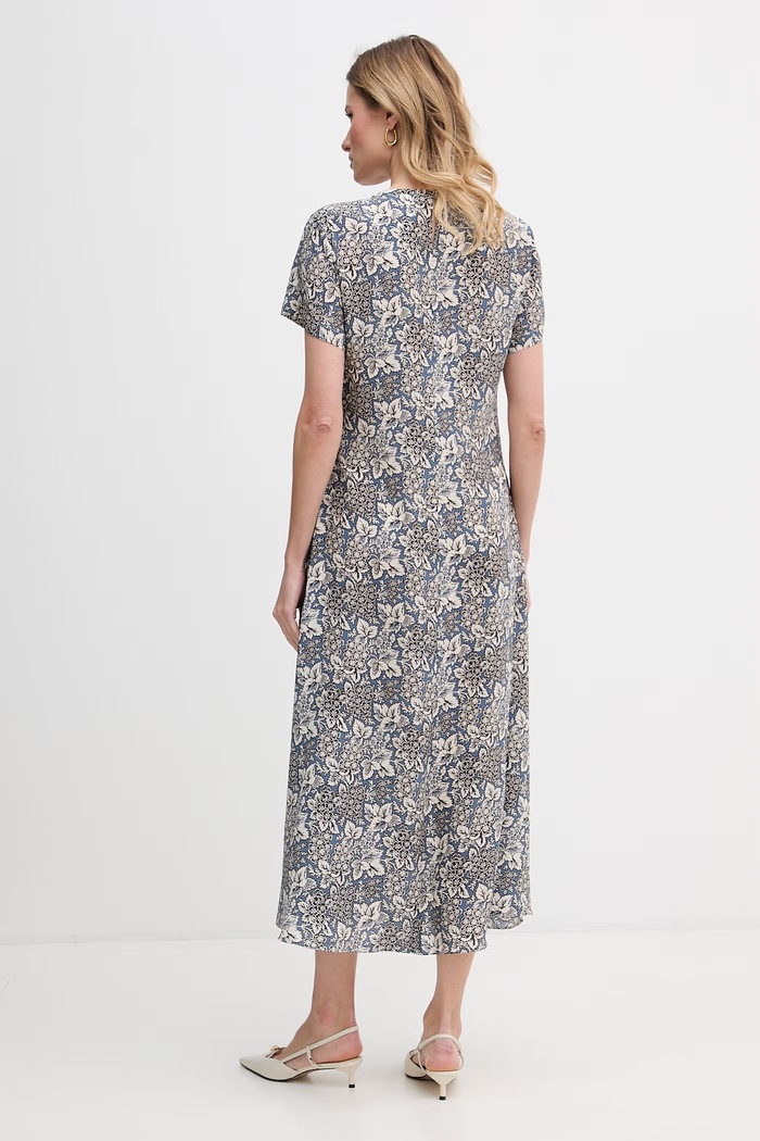 Oblečení Hedvábné šaty Weekend Max Mara CRESPO 2615221042600 modrá