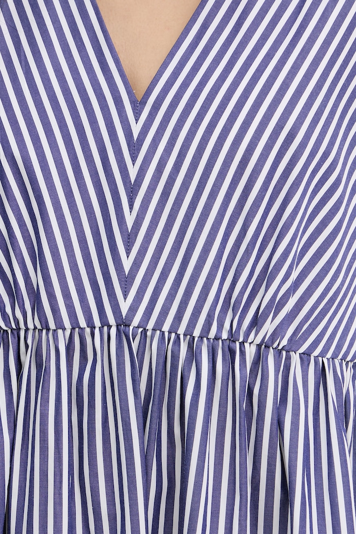 Weekend Max Mara sukienka letnia bawełniana MOLO 2615221092600 granatowy