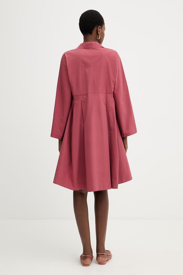 Îmbrăcăminte Weekend Max Mara rochie din bumbac SEGGIO 2615221132600 burgundia
