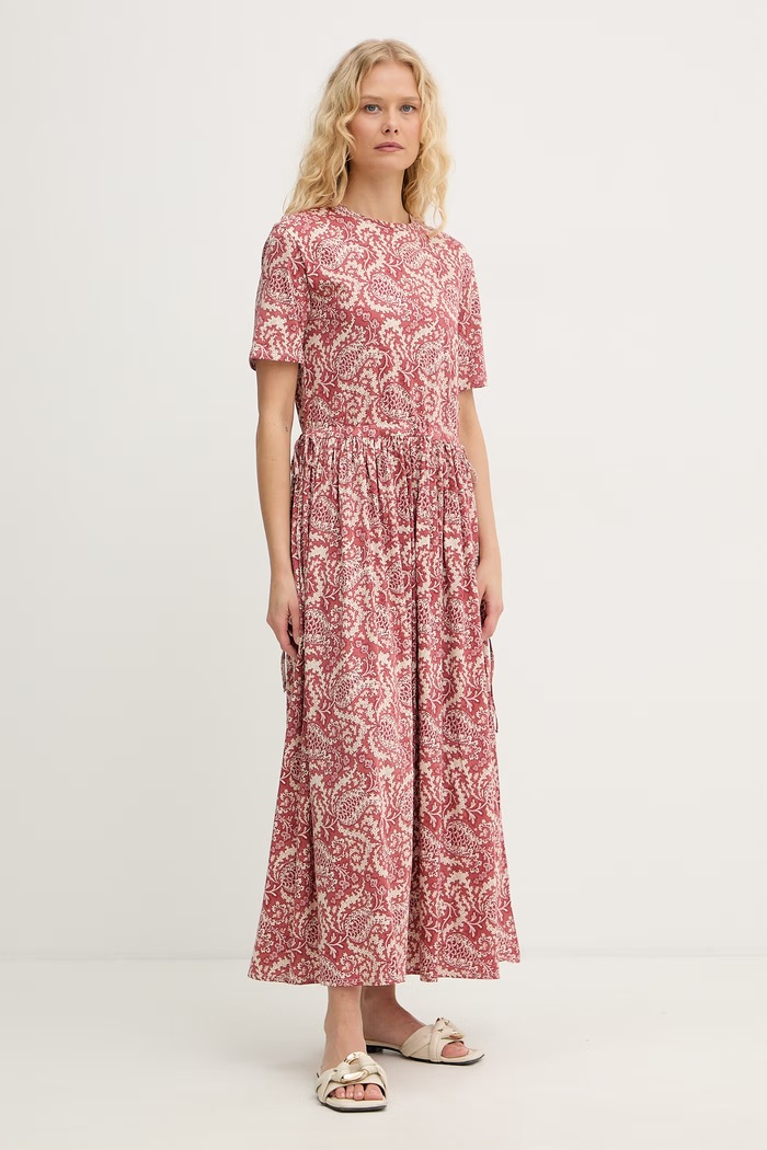 Oblečenie Weekend Max Mara šaty bavlnené FASCINO 2615621012600 ružová