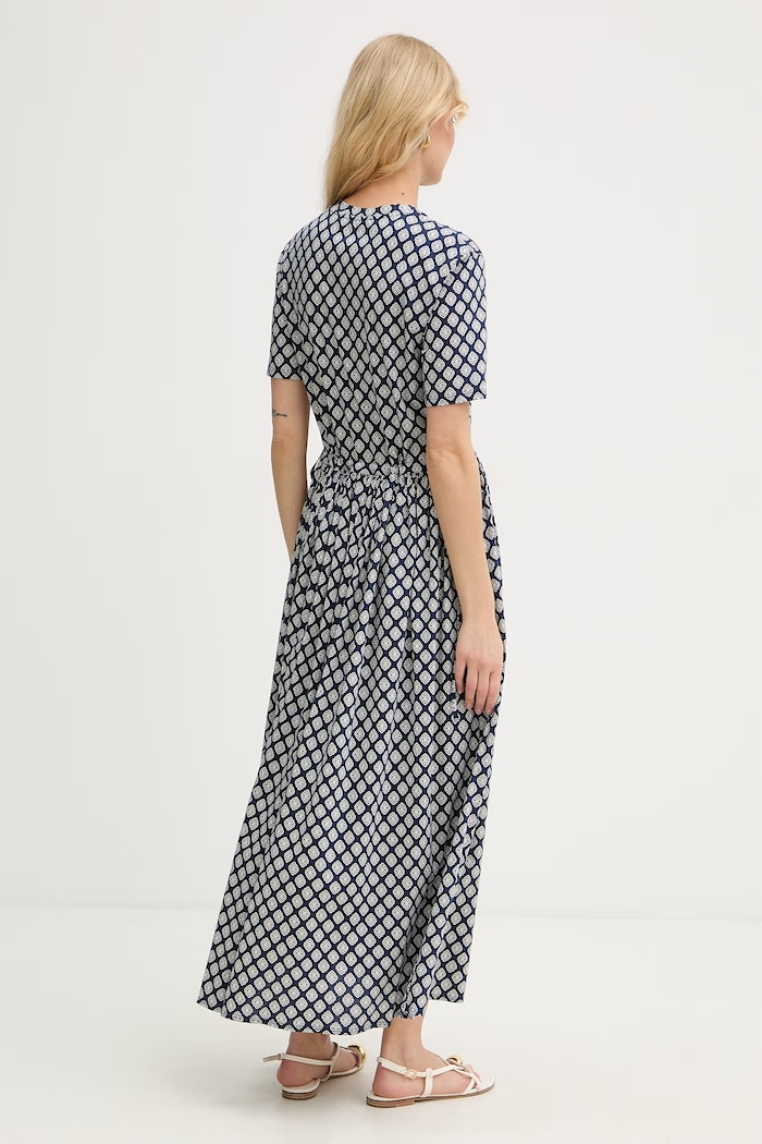 Oblečenie Weekend Max Mara šaty bavlnené FASCINO 2615621012600 tmavomodrá