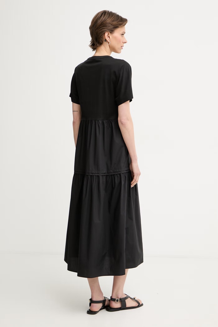 Îmbrăcăminte Weekend Max Mara rochie de vară din bumbac CAPSULA 2615621032600 negru