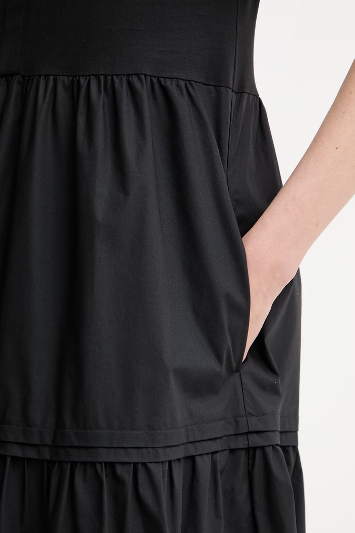 Weekend Max Mara rochie de vară din bumbac CAPSULA 2615621032600 negru